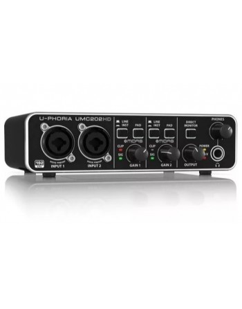 Interfaz De Audio Usb 2 Canales Behringer Umc202hd Umc-202hd