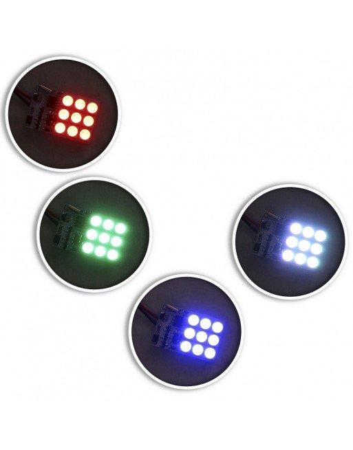 Modulo Leds RGB Controlador Y Adaptador Puntas Dobles