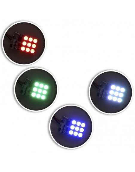 Modulo Leds RGB Controlador Y Adaptador Puntas Dobles