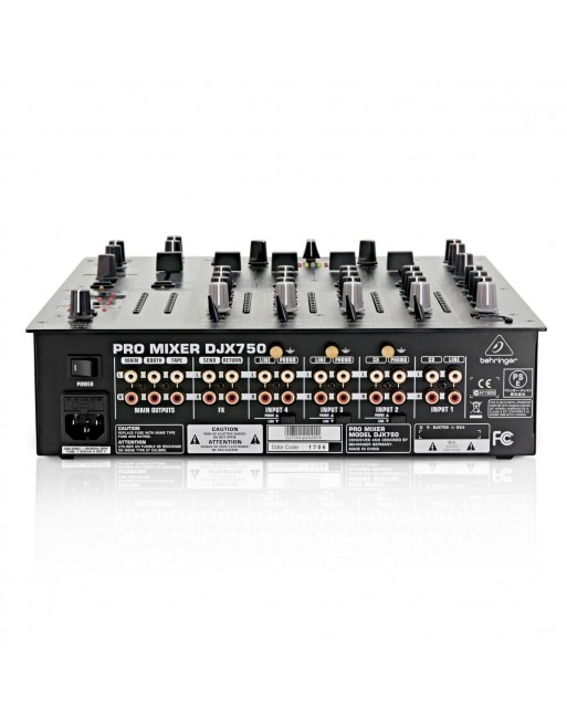 Mezcladora P/ Dj 5 Canales Con Efectos, Behringer Djx750