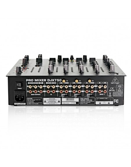 Mezcladora P/ Dj 5 Canales Con Efectos, Behringer Djx750