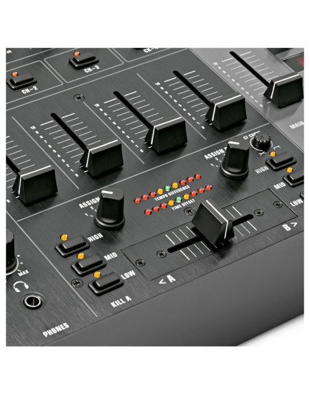 Mezcladora P/ Dj 5 Canales Con Efectos, Behringer Djx750