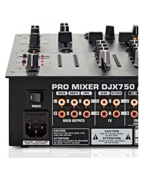 Mezcladora P/ Dj 5 Canales Con Efectos, Behringer Djx750