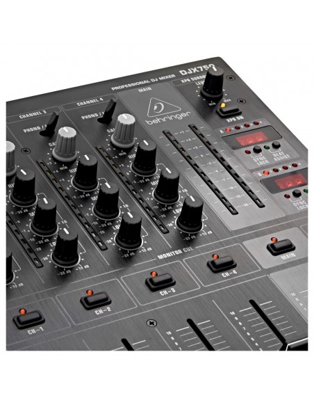 Mezcladora P/ Dj 5 Canales Con Efectos, Behringer Djx750