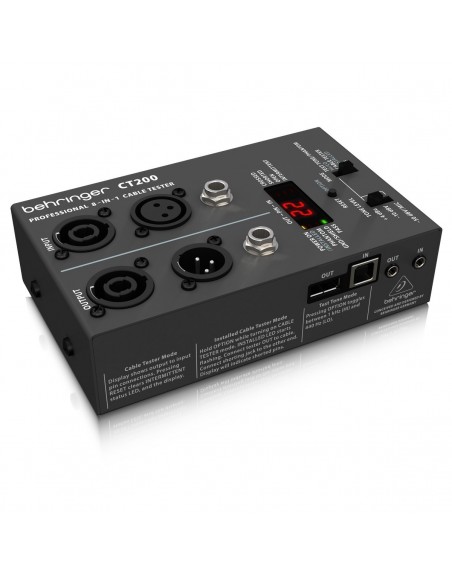 Probador De Cables Tester Behringer CT200