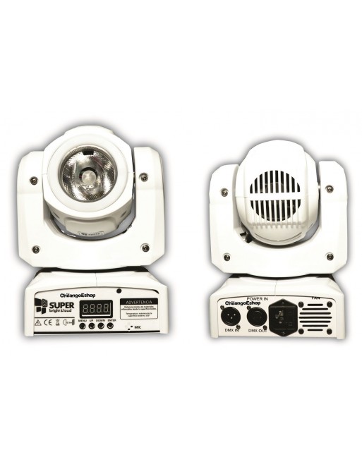 Case 4 Cabezas Roboticas 30W Color Beam
