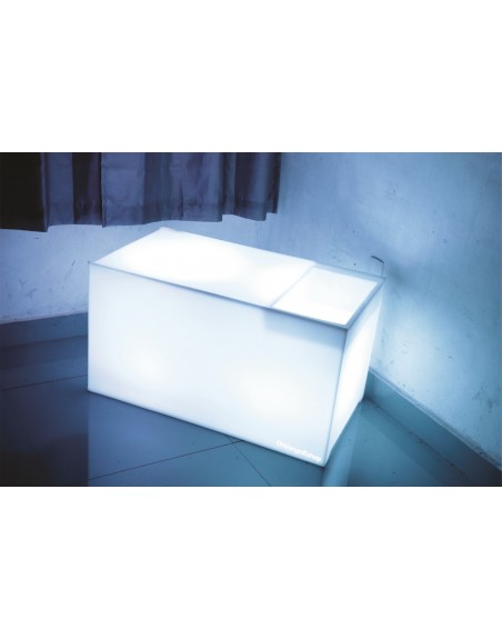 Mesa Con Hielera Iluminada Sala Lounge Neonmania