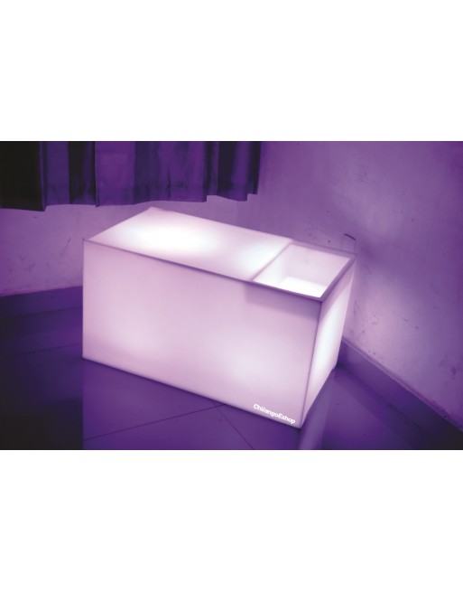 Mesa Con Hielera Iluminada Sala Lounge Neonmania