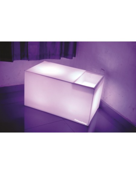 Mesa Con Hielera Iluminada Sala Lounge Neonmania