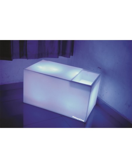Mesa Con Hielera Iluminada Sala Lounge Neonmania