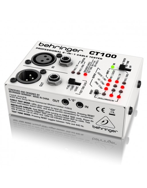 Probador De Cables Tester Behringer CT100