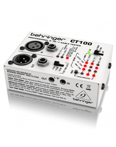 Probador De Cables Tester Behringer CT100