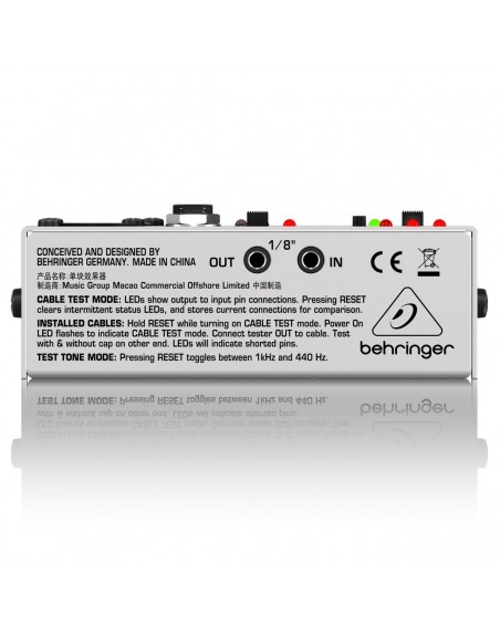 Probador De Cables Tester Behringer CT100