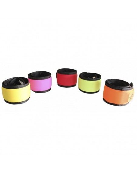 BRAZALETES LED VERDE NEON FLEXIBLE CICLISMO FIESTAS