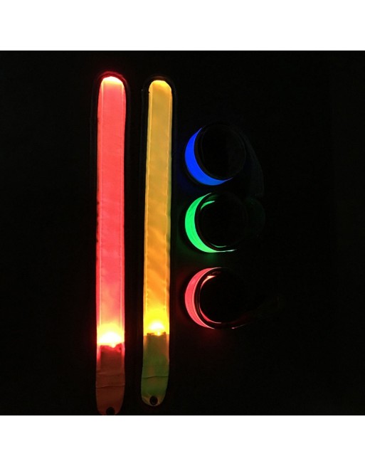 BRAZALETES LED VERDE NEON FLEXIBLE CICLISMO FIESTAS