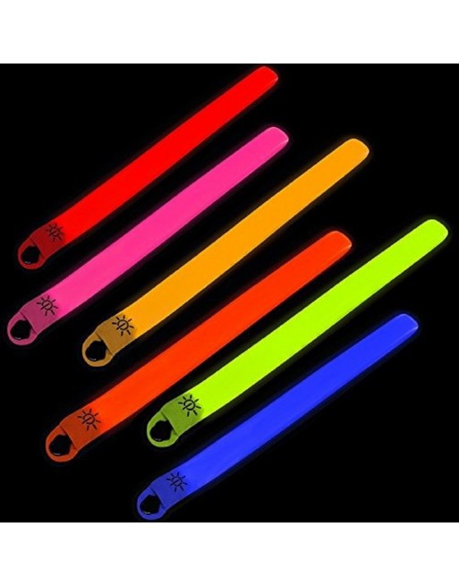 BRAZALETES LED VERDE NEON FLEXIBLE CICLISMO FIESTAS