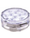 BASE LAMPARA RGB 10 LED SUMERGIBLE CONTROL REMOTO DECOR...