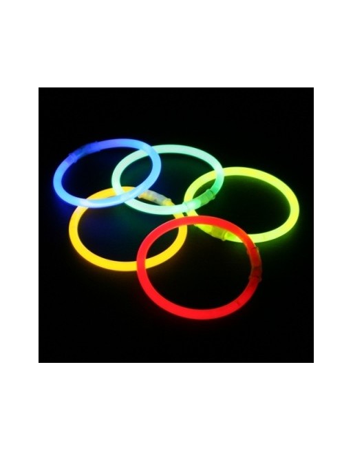 100 Pulseras Neon Cyalume 5 Colores Fiestas NEONMANIA