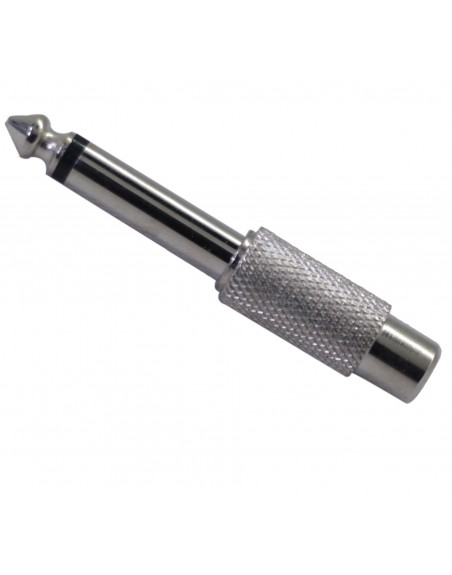 Jack RCA a Plug 6.3 mm Monoaural METALICO