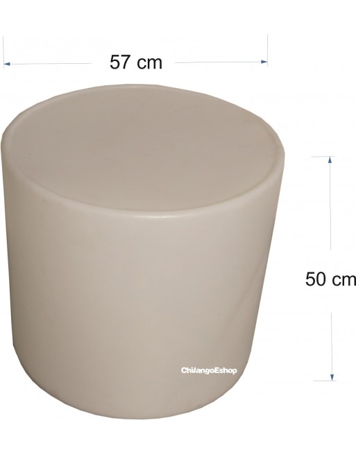 MESA REDONDA LED PUFF ILUMINADO 57 X57 X50 LOUNGE NEONM...