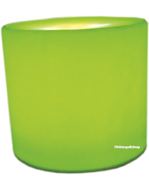 MESA REDONDA LED PUFF ILUMINADO 57 X57 X50 LOUNGE NEONM...
