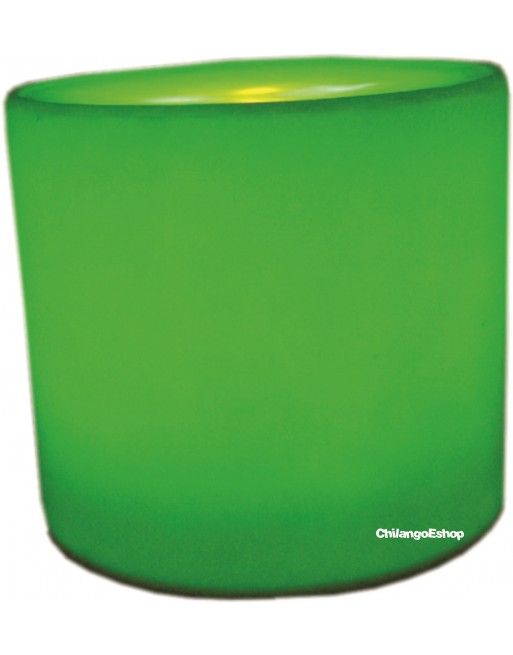 MESA REDONDA LED PUFF ILUMINADO 57 X57 X50 LOUNGE NEONM...
