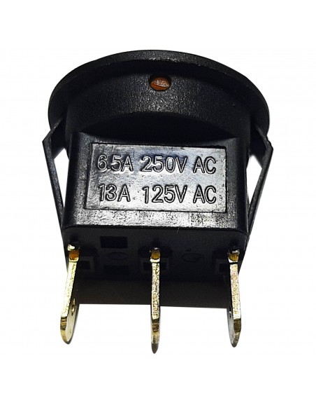 SWITCH BALANCIN C/PIL. AMAR. 3P 13A 125V