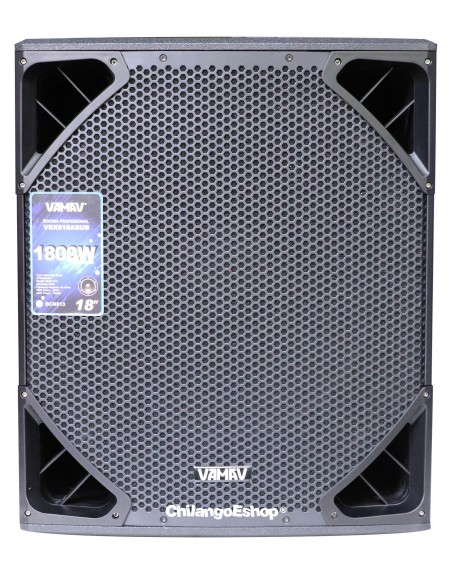 Subwoofer Activo 18 Pulg Activo Vamav Terra18 Sub 900W Rms