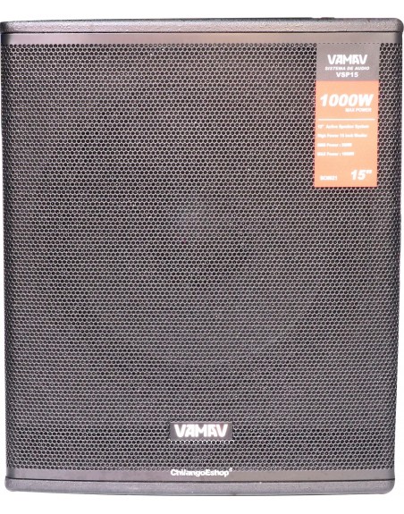 Subwoofer Activo 15 Pulg Activo Vamav Vsp15 500W RMS