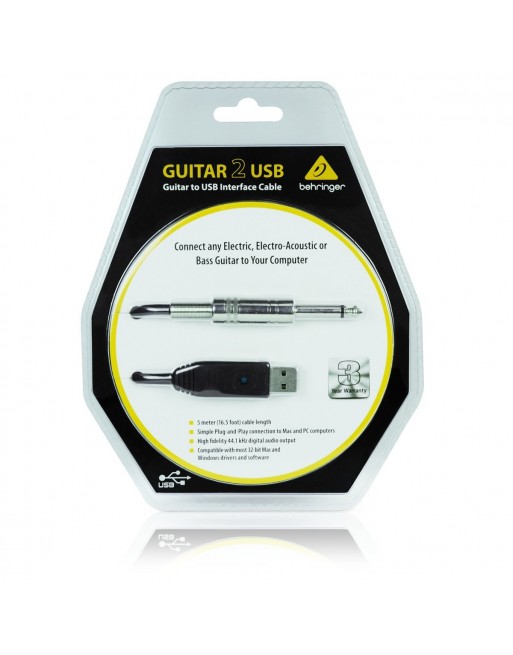 CABLE INTERFACE BEHRINGER GUITARRA A USB