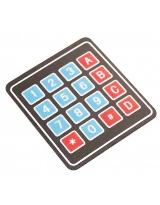 TECLADO MATRICIAL CON MEMBRANA PARA ARDUINOS