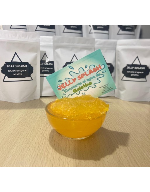 JELLY SPLASH PARA BAÑO O JUEGO EN GELATINA AMARILLA