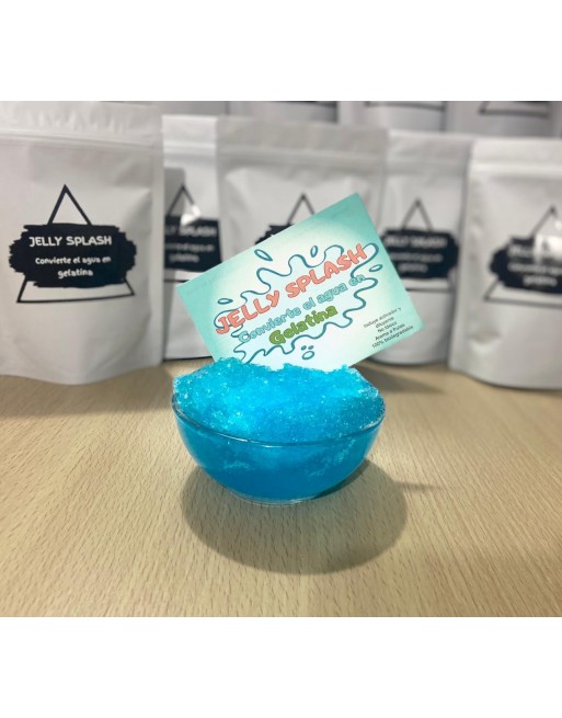 JELLY SPLASH PARA BAÑO O JUEGO EN GELATINA AZUL