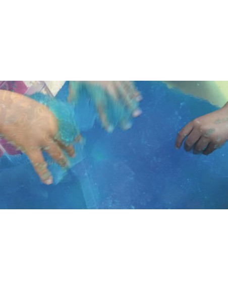 JELLY SPLASH PARA BAÑO O JUEGO EN GELATINA AZUL