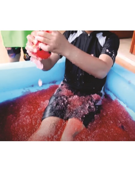 JELLY SPLASH PARA BAÑO O JUEGO EN GELATINA ROJO