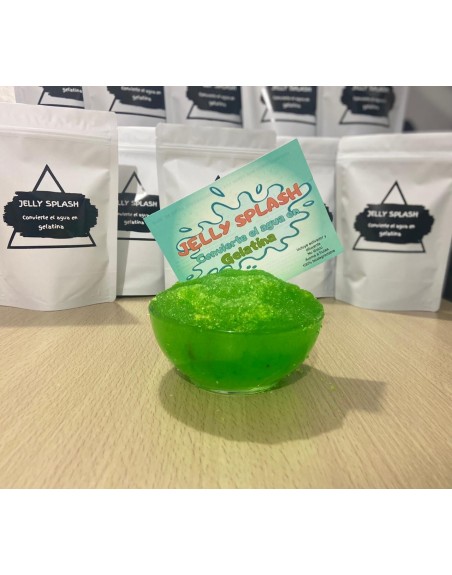 JELLY SPLASH PARA BAÑO O JUEGO EN GELATINA VERDE