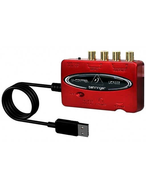 Interfaz de Audio USB de Behringer U Control UCA222