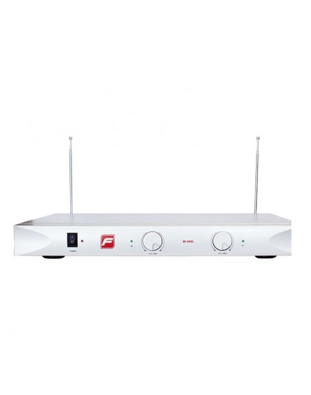 SISTEMA DE 2 MICROFONOS INALAMBRICOS VHF IDEAL KARAOKE