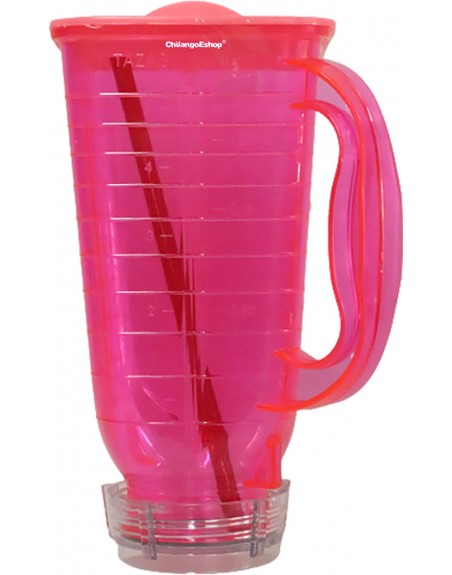 VASO ROSA PARA LICUACHELA MICHELADA AGUAS O LICUADO