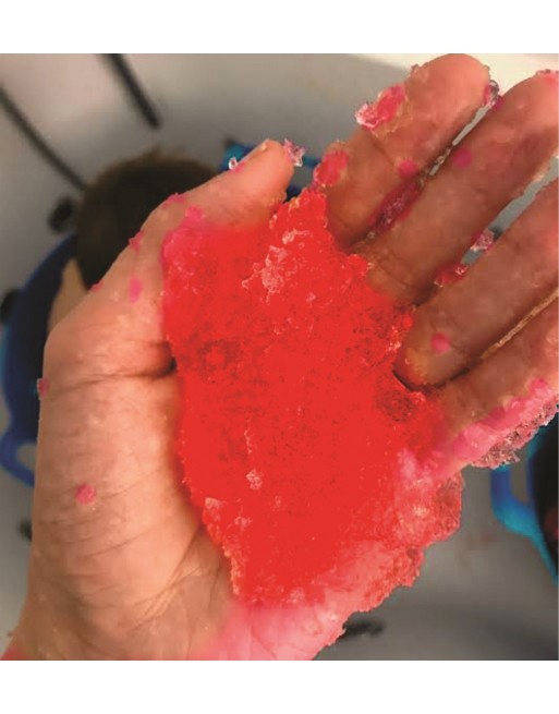 JELLY SPLASH PARA BAÑO O JUEGO EN GELATINA ROJO