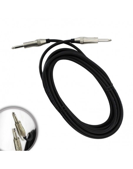 Extension linea De Audio Plug A Plug 6.3 Mono 6 Metros CPH-52