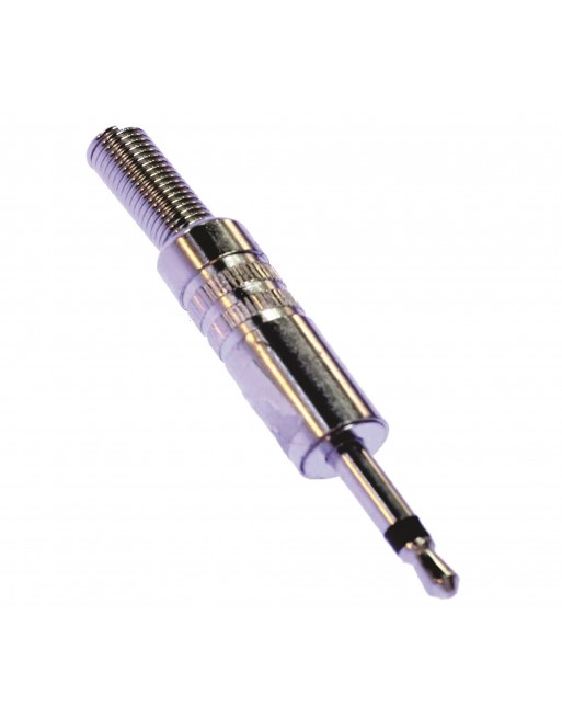 Plug 3.5 mm Mono Metalico Con Resorte