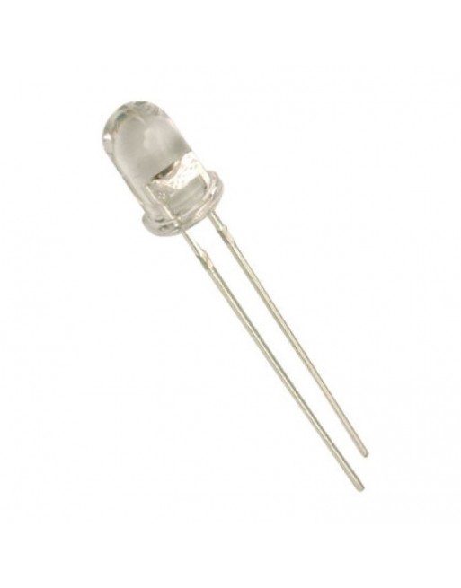 LED TRANSPARENTE DE 5MM COLOR VERDE ULTRABRILLANTE