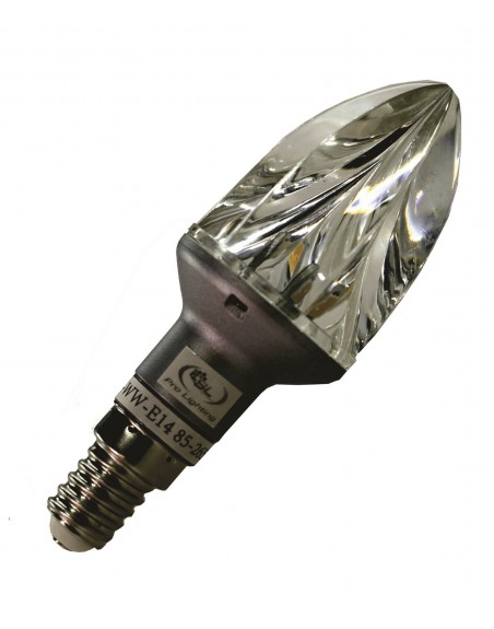 Foco Led Prisma 3W E14 Blanco Calido