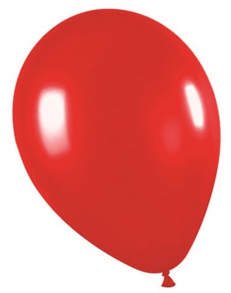 KIT 34 GLOBOS METALICOS TRANSPARENTES CONFETI MARMOL ROJO AMARILLO
