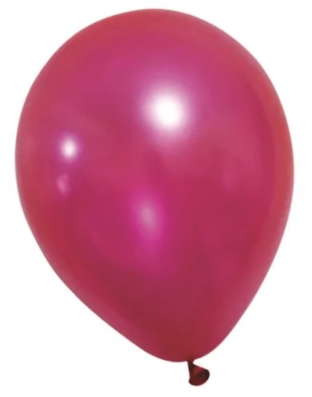 34 GLOBOS METALICOS TRANSPARENTES CONFETI MARMOL MORADO FIUSHA