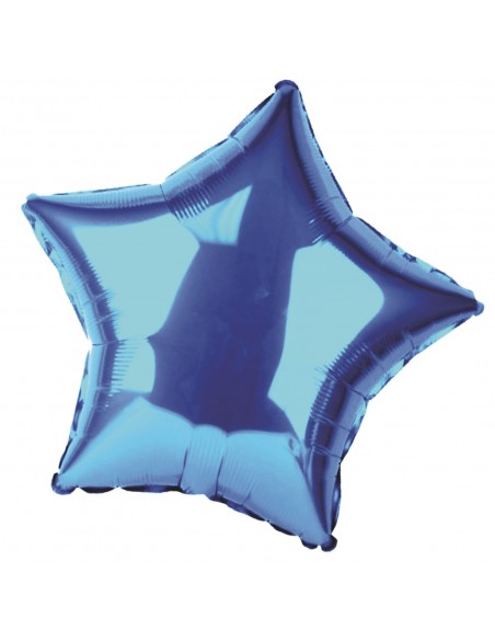 KIT 5 GLOBOS METALICOS PODELA COPA AZUL FIESTA DECORACION