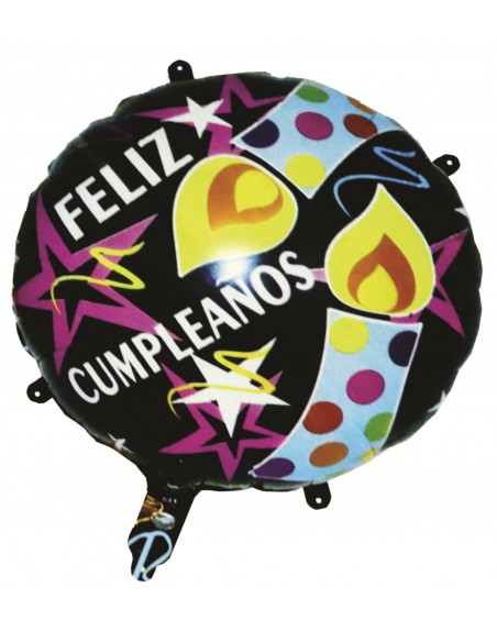 KIT 5 GLOBOS METALICOS PODELA COPA AZUL FIESTA DECORACION