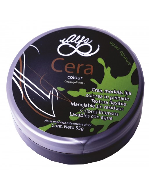 Cera Amarilla Neon Para Cabello Barba Y Bigote