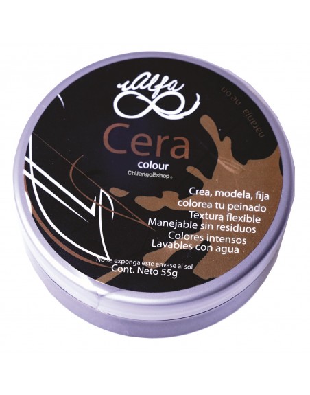 Cera Naranja Neon Para Cabello Barba Y Bigote